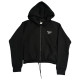 Reebok Γυναικεία ζακέτα Small Logo Fleece Crop Full-Zip Hoodie